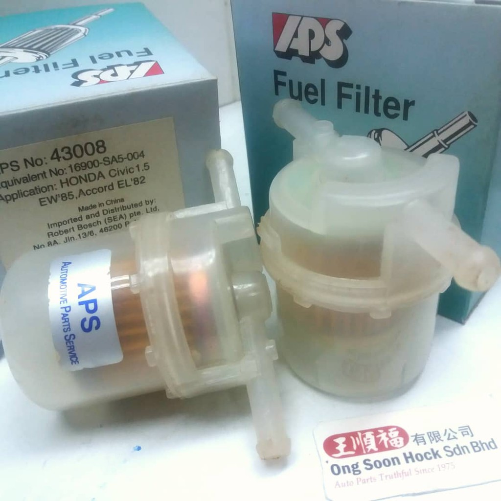 1-8 pcs Honda Civic Accord 1983-85 Fuel Filter APS 43008 Petrol Filter ...