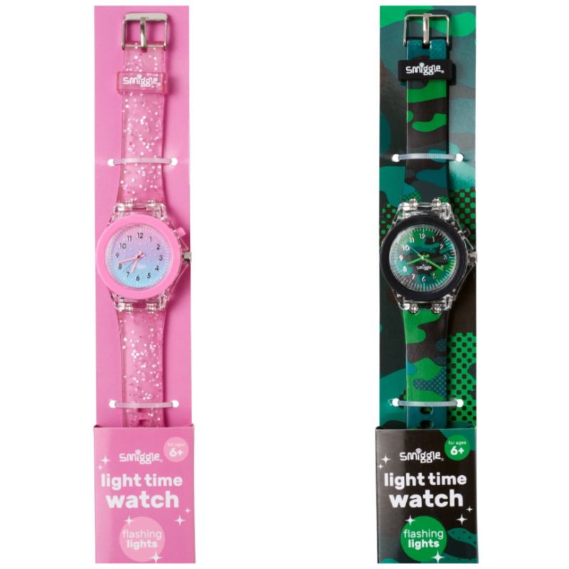 Watch with discount light up face