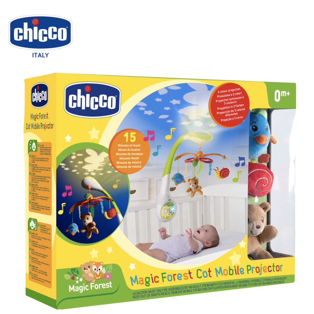 CHICCO Magic Forest Cot Mobile Projector (Ready Stock) Shopee Malaysia