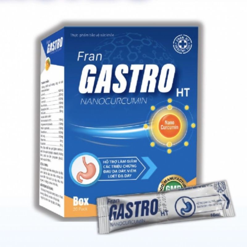 Gastro Nanocurcumin helps relieve symptoms of stomach pain, stomach