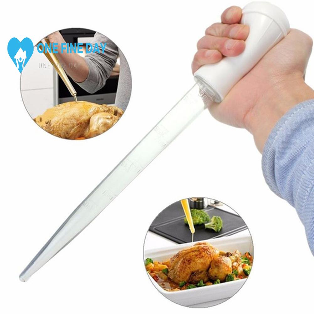 30 Ml Turkey Oil Dropper Chicken Barbecue Chicken Barbecue Cooking Pipe Food Clear Baster Tube