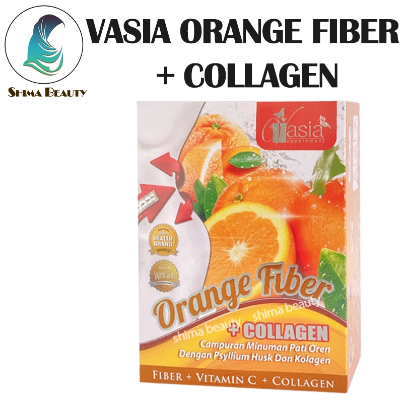 V'ASIA ORANGE FIBER+COLLAGEN 10SACHET Shopee Malaysia