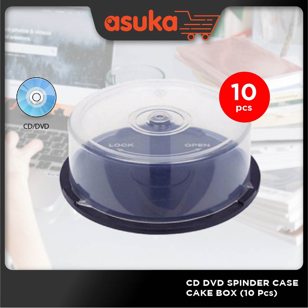 CD DVD SPINDER CASE CAKE BOX (10 Pcs) | Shopee Malaysia
