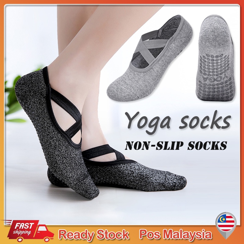 Yoga Socks Antislip Stocking Pilates Toe Cotton Dance Zumba Home