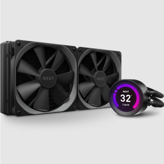 Nzxt Kraken Z73 Z63 Z53 Rgb Aio Liquid Cooler With Lcd Display Black White Shopee Malaysia