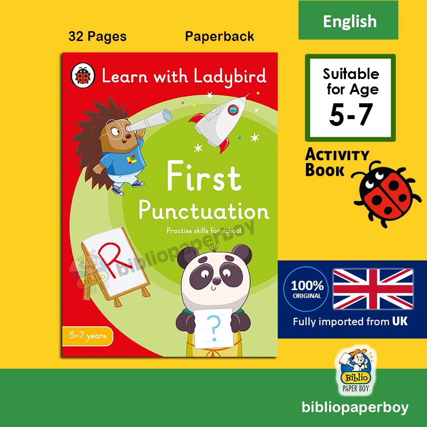 Learn with Ladybird series : First Grammar / First Punctuation (English ...