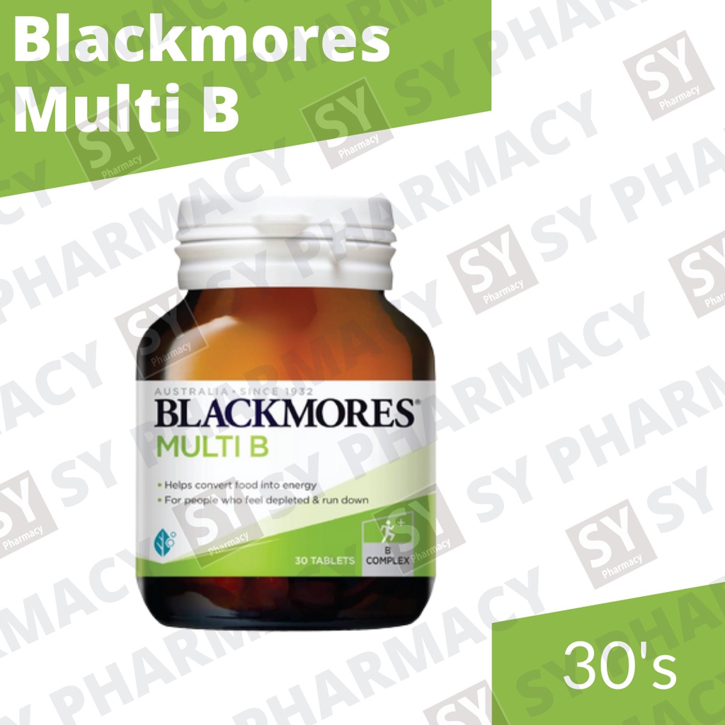 Blackmores Multi B 30's (Exp: 10/2024) | Shopee Malaysia