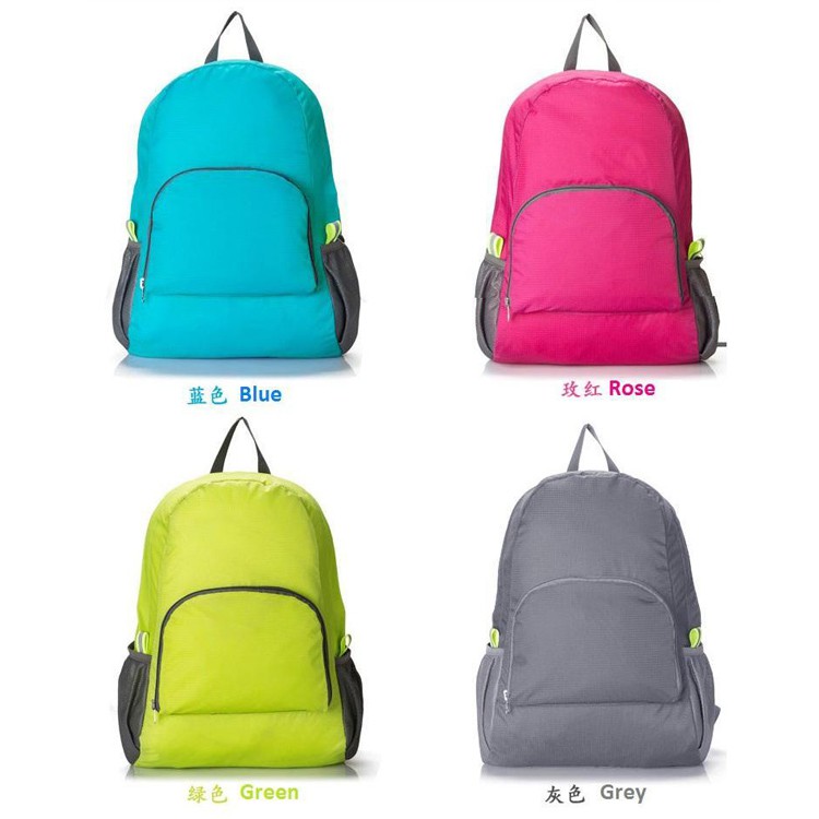 Compact Foldable Water Resistant Travel Backpack Sport Bag Shopee Malaysia