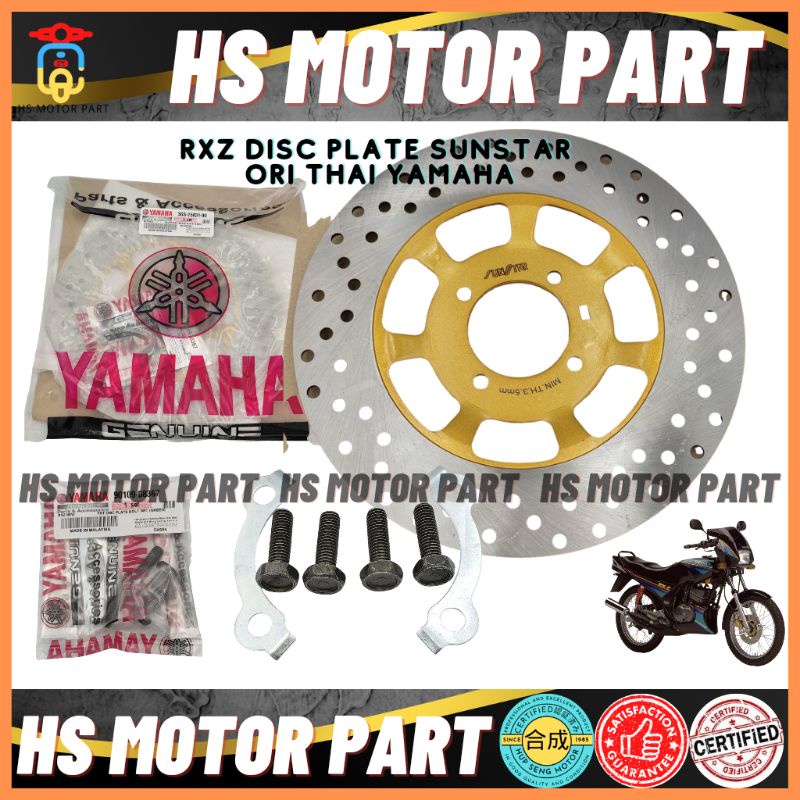 HSMOTORPART Rxz Front Disc Plate (Sunstar) Ori Thai Yamaha,Rxz Depan ...