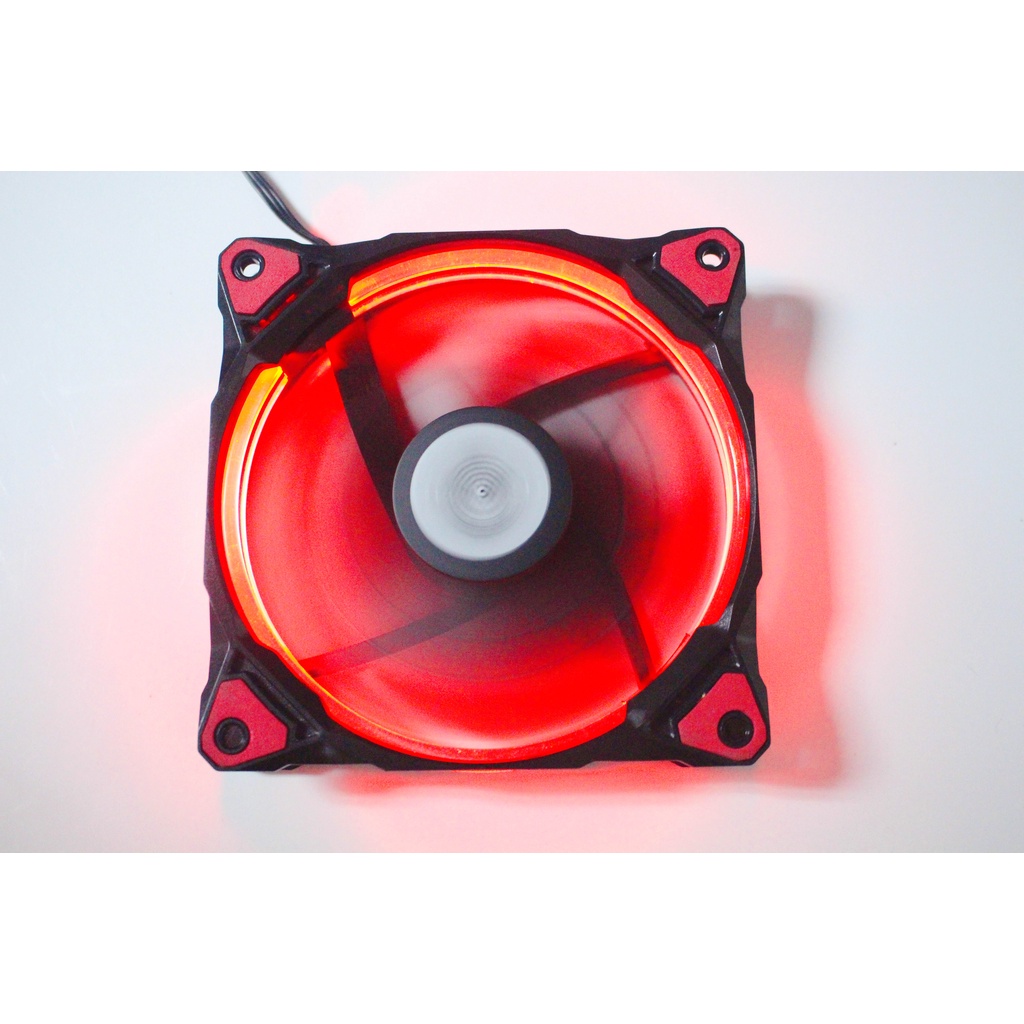 [24h ship] Red LED Case Fan 120mm CPU Cooler Mechanical Butterfly Large