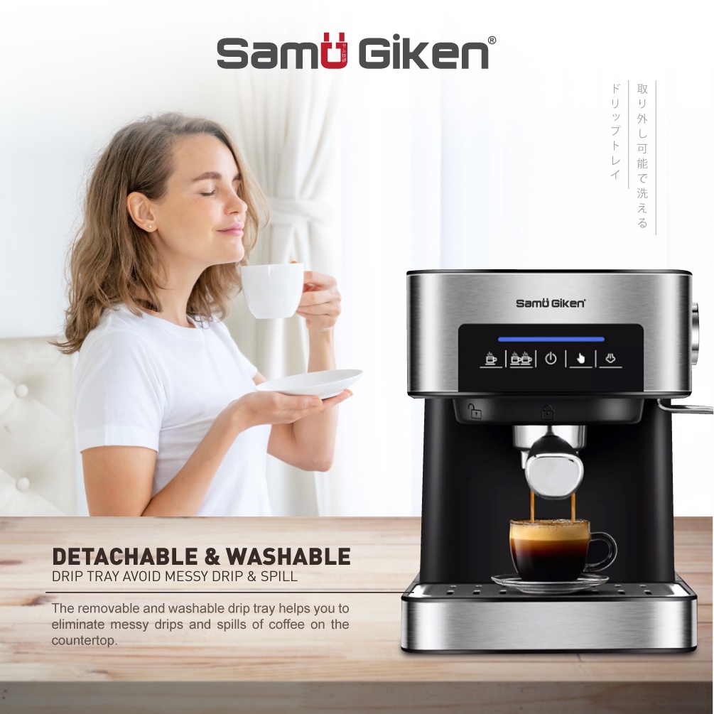 samu giken espresso coffee milk bubble maker machine