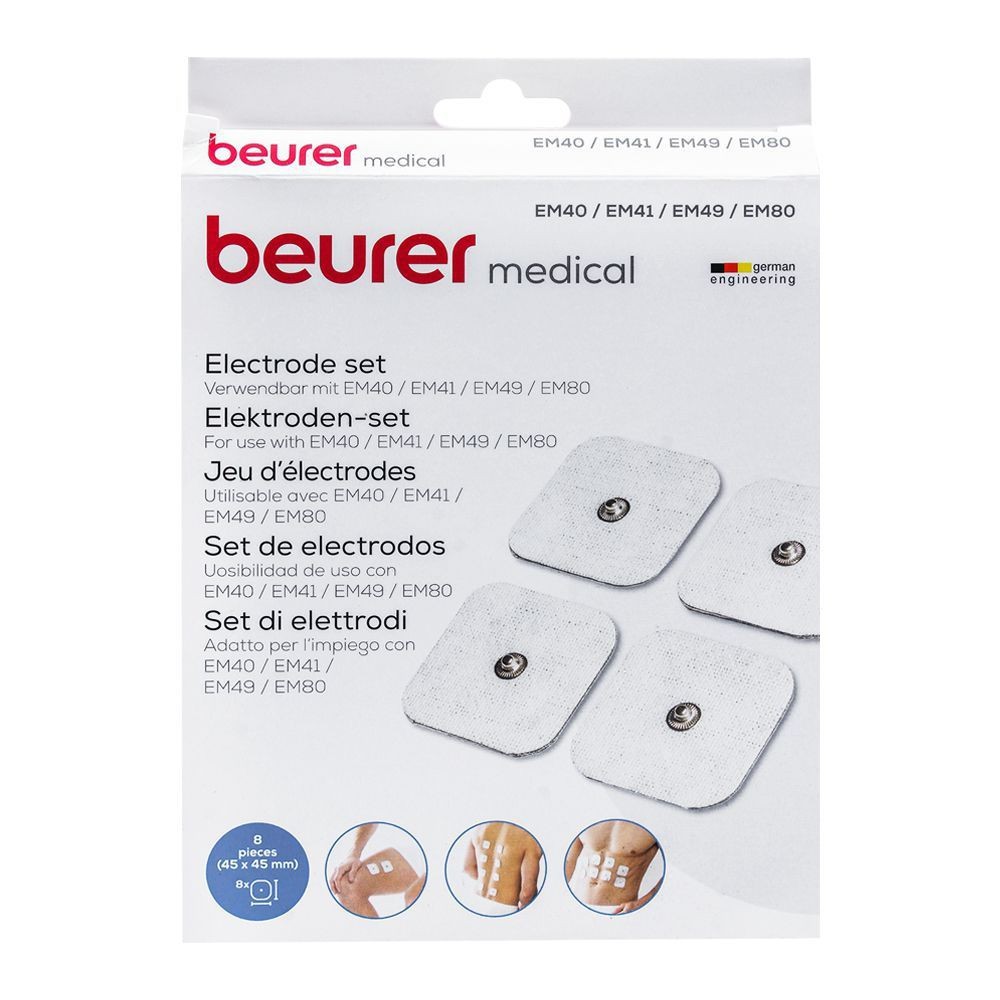 (Original) Beurer Medical Electrode Set Pad EM40/EM41/EM49/EM80 (8