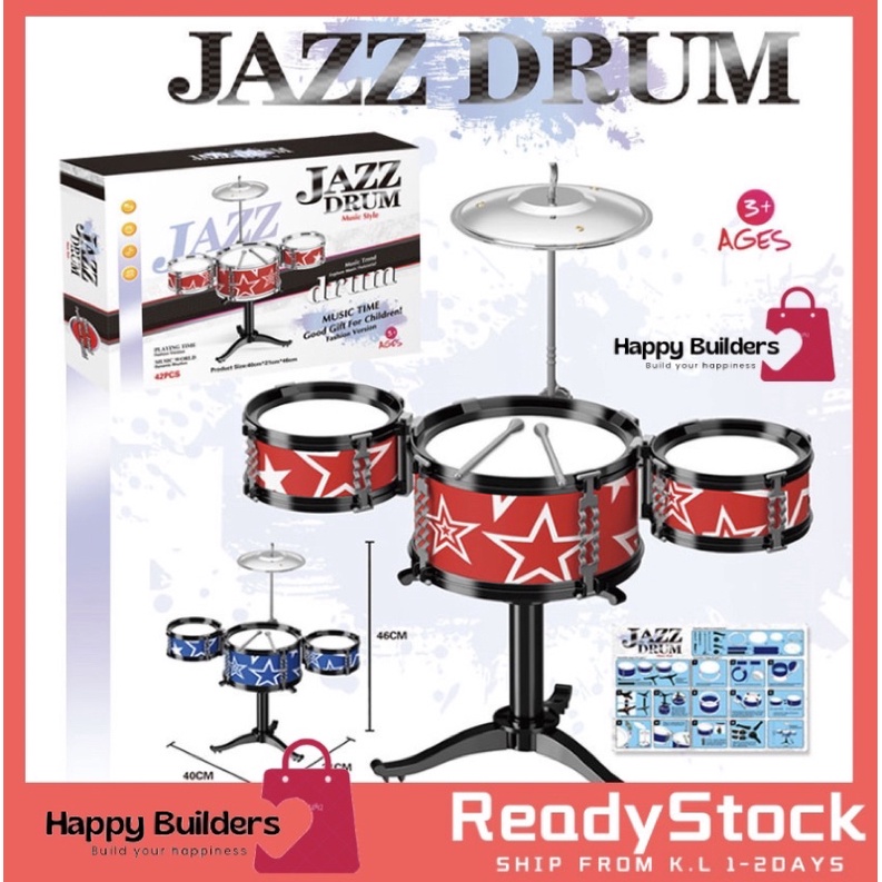 Children Jazz Drum Set With Chair, Mini Jazz Drum for Early Children ...