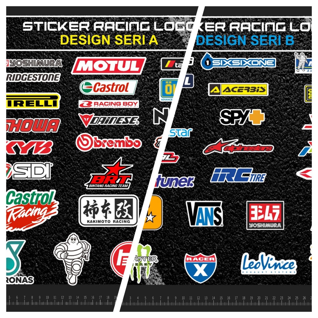 Motorcycle RACING LOGO STICKER | Shopee Malaysia