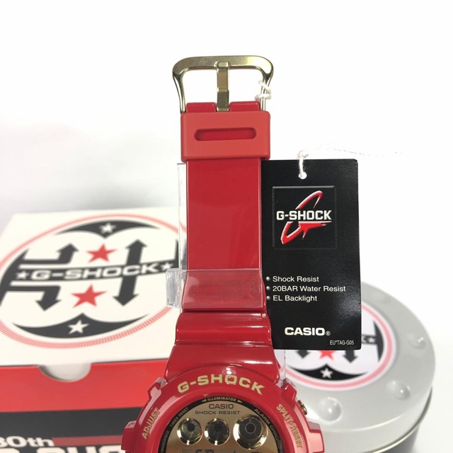 Casio G-Shock 30th Anniversary Designed By Eric Haze Red Gold DW