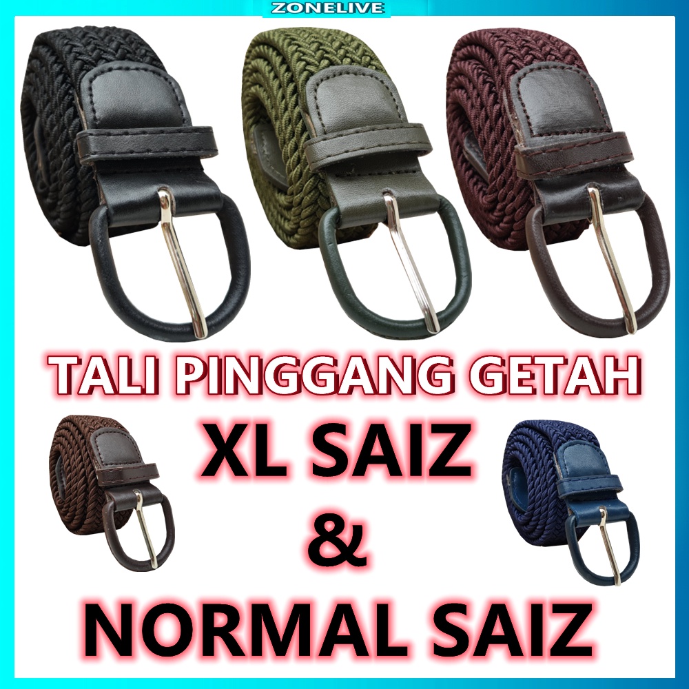 TALI PINGGANG GETAH LELAKI & PEREMPUAN*RUBBER BELT FOR UNISEX*ELASIC ...