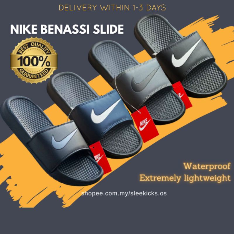 Nike benassi 2025 slides waterproof