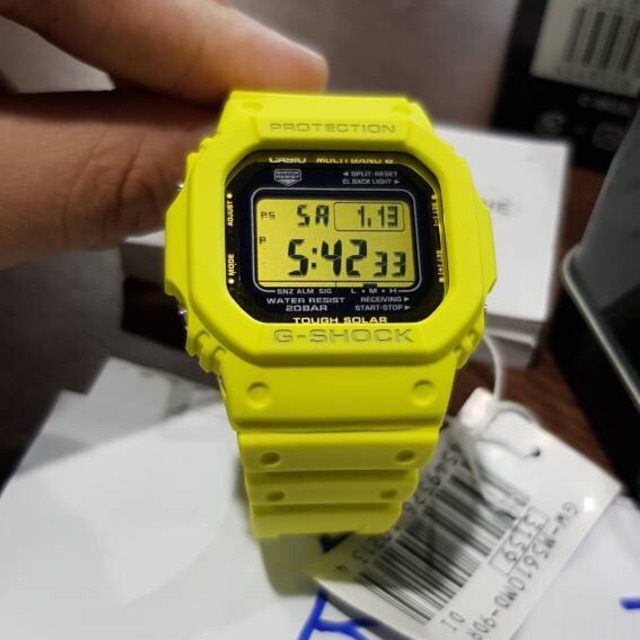 G shock cheap neon yellow