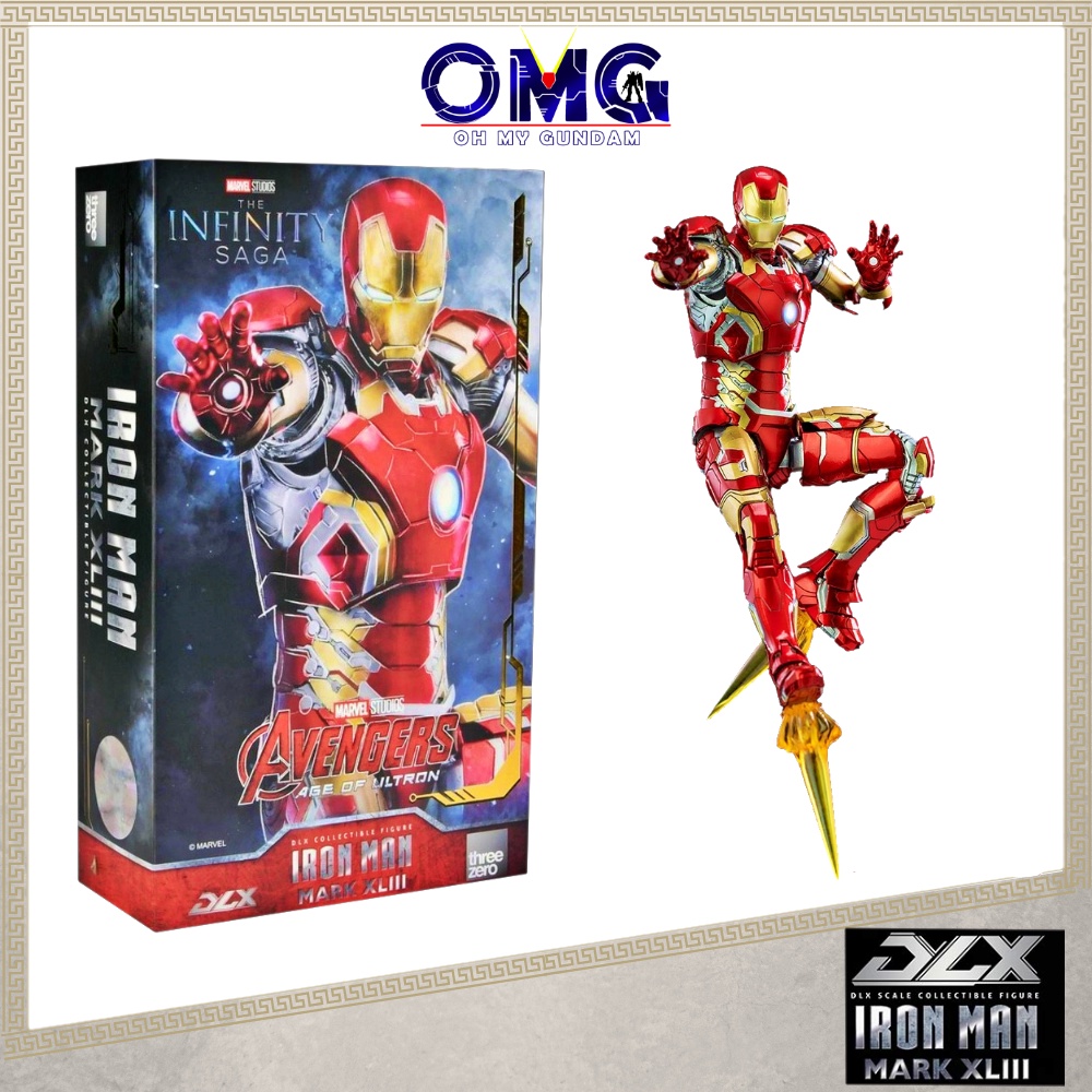 Threezero 3A 1/12 DLX Ironman Mark 43 Avengers Infinity Saga Iron Man ...