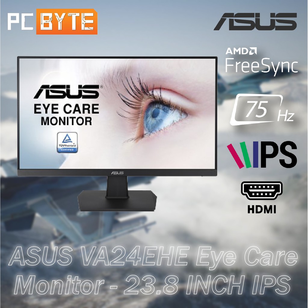 ASUS VA24EHE Full HD IPS Flicker Free Eye Care Monitor (23.8