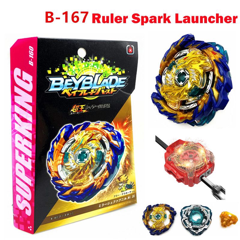 Takara Tomy Beyblade Burst B 167 Sparking Superking Booster Mirage Fafnir New Launcher With Box