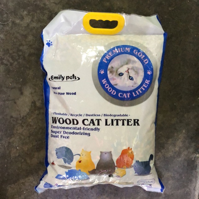 Emily pets premium pine wood cat litter 10L Shopee Malaysia