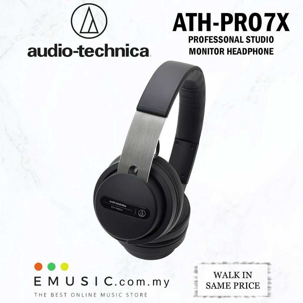 Audio Technica ATH-PRO7X Professional On-Ear DJ Studio Monitor ...
