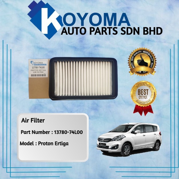 KOYOMA PROTON ERTIGA AIR FILTER (1378074L00) Shopee Malaysia