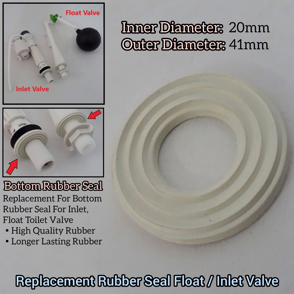 High Quality Replacement Rubber Washer Seal For Bottom Inlet Float