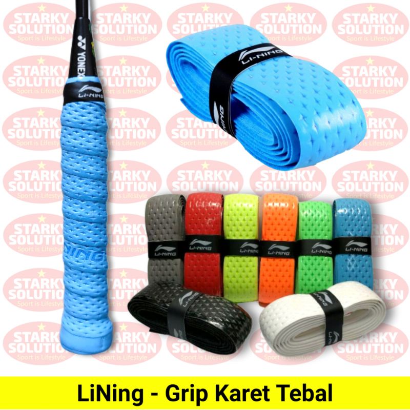 Original Badminton Racket LINING Thick Rubber Grip | Shopee Malaysia