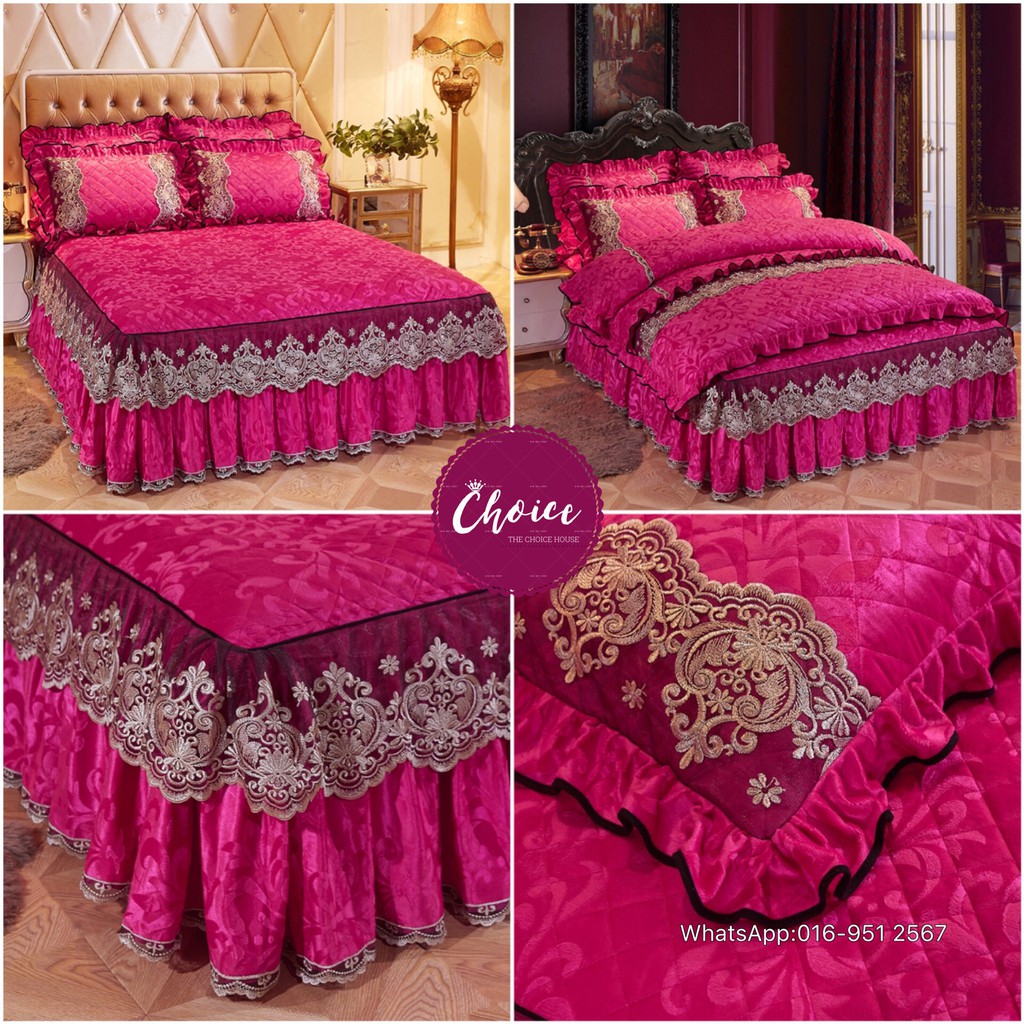 🔥🔥 Readystock 🔥🔥Cadar Pengantin Beropol CADAR ROPOL PENGANTIN SET 3 IN1 ...