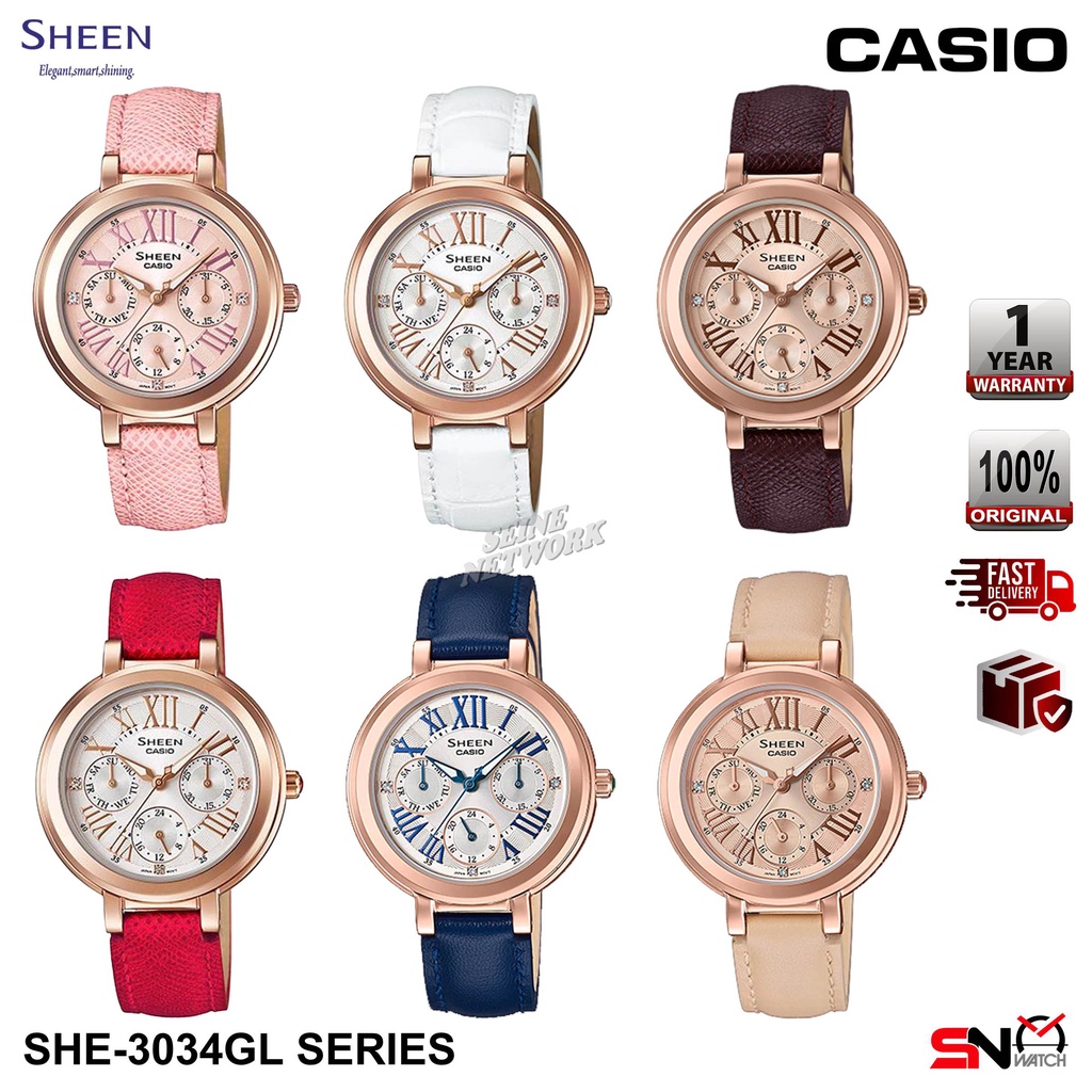 Casio cheap sheen 3034