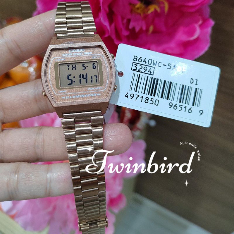 Casio rose gold original cheap vs fake