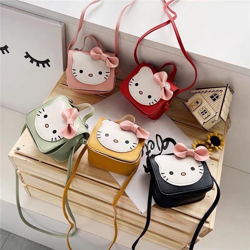 Bag004 KITTY READY STOCK Kids Bag Cute Girls Shoulder Bag Kitty Kids ...