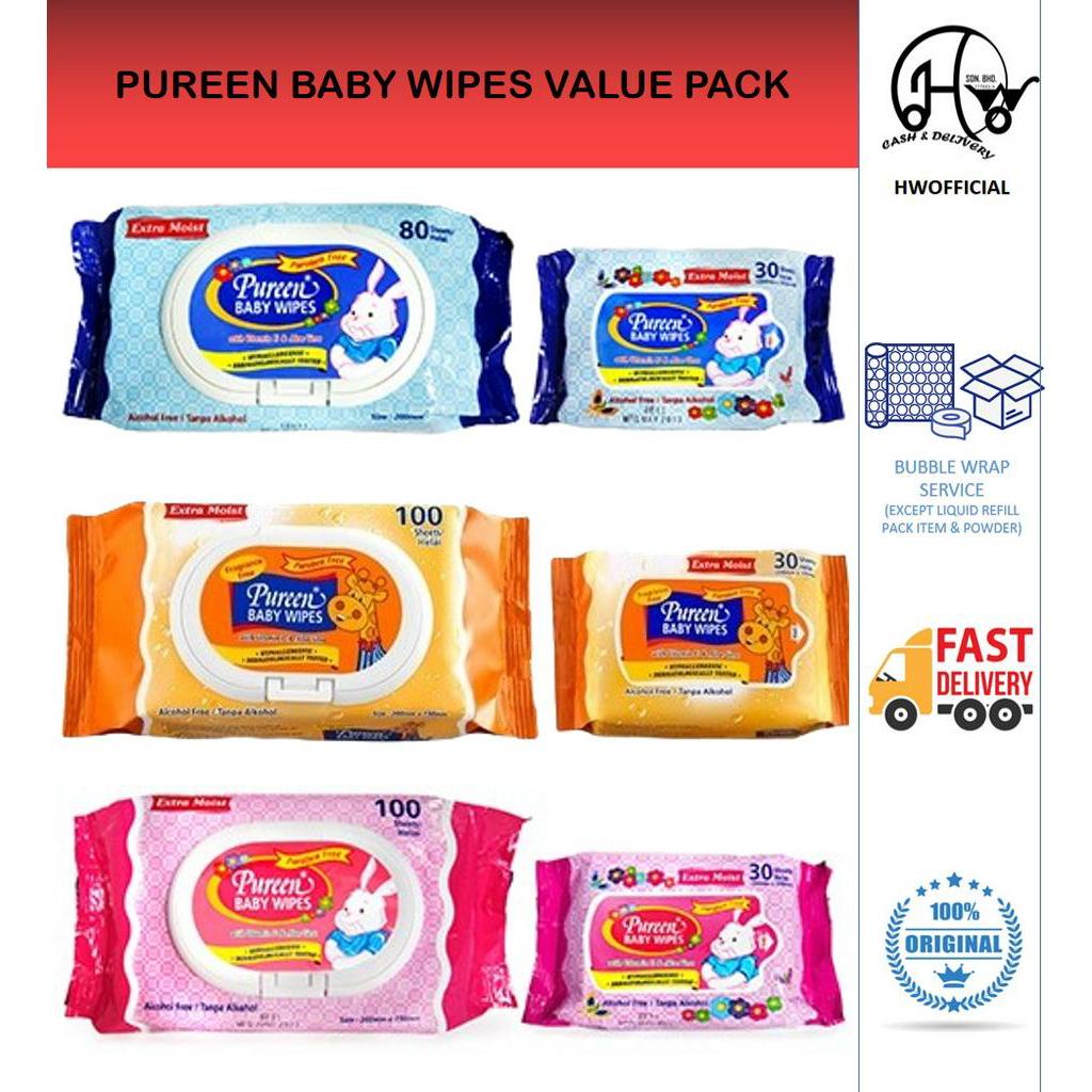 PUREEN BABY WIPES Twins Pack | Shopee Malaysia