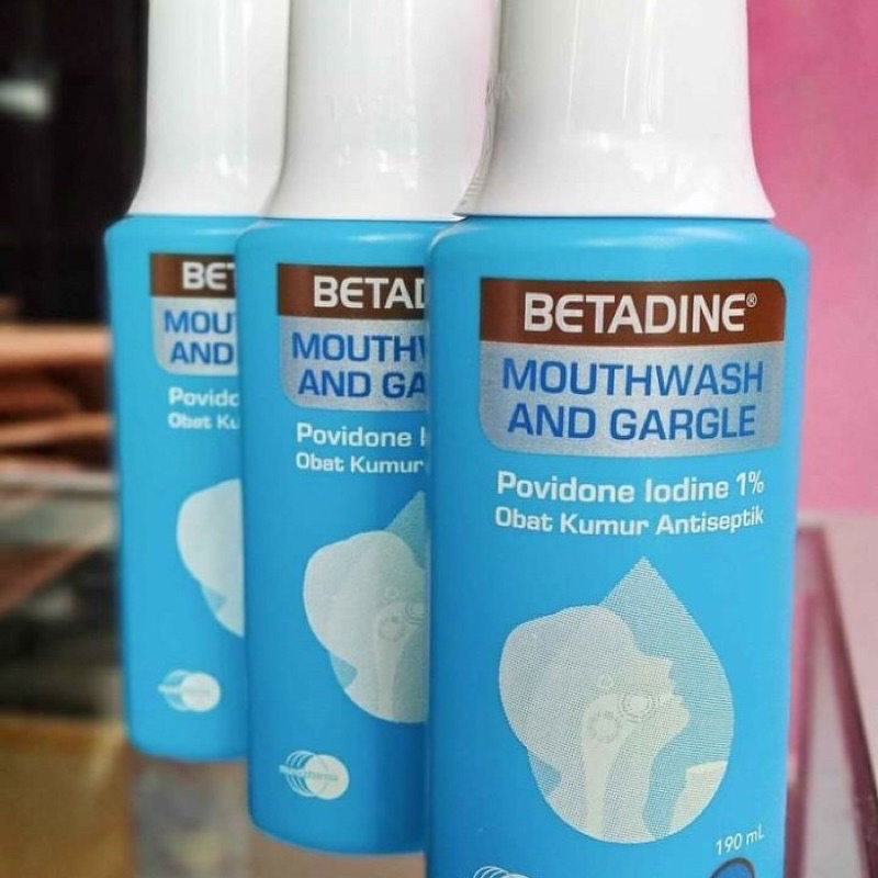 Betadine Mouthwash & Gargle 190ml 190 ml Antiseptic Antiseptic