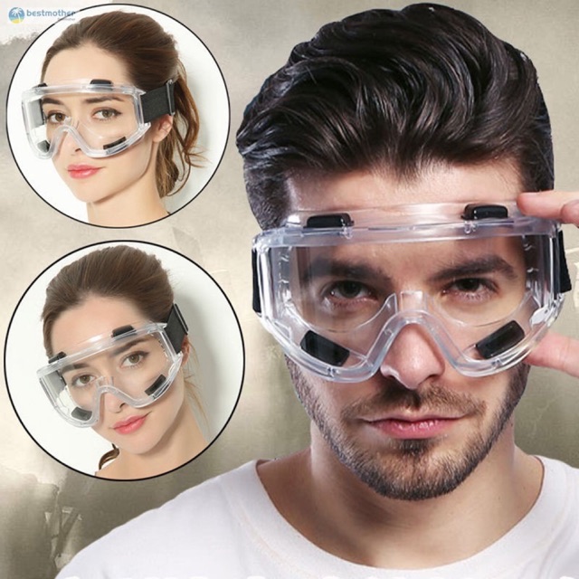 Safety Glasses with 4 Ventilation Point Ready Stock Powerful Safe Guard ...