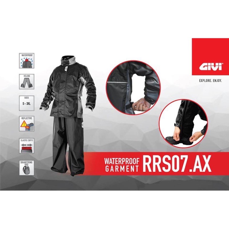 Givi 2024 raincoat rrs07