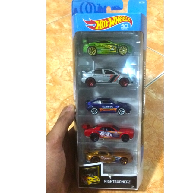 Hot Wheels 5 Pack Nightburnerz 2018 Shopee Malaysia