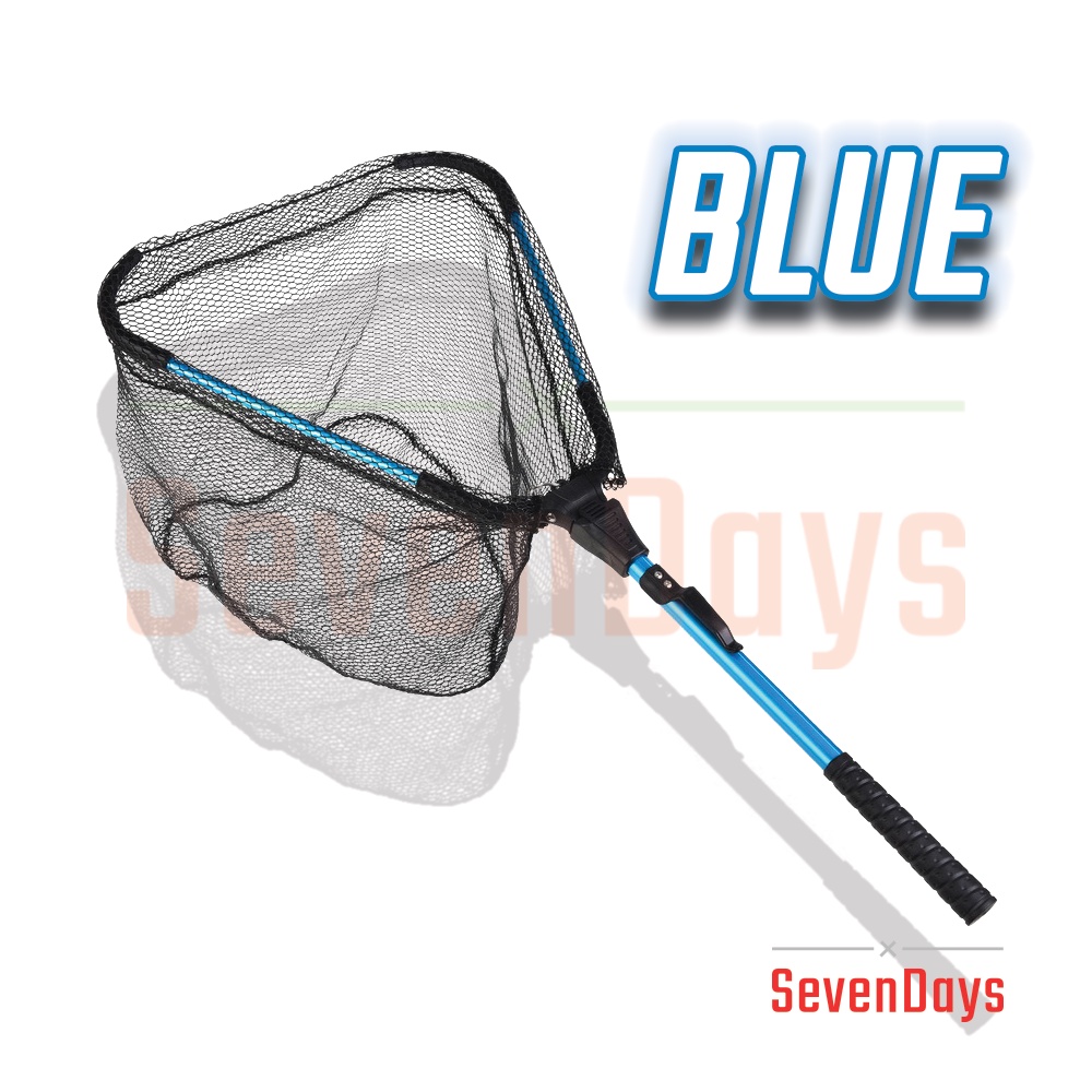 Foldable Landing Net River Sauk Penyauk Ikan Pancing Fishing Knotless ...