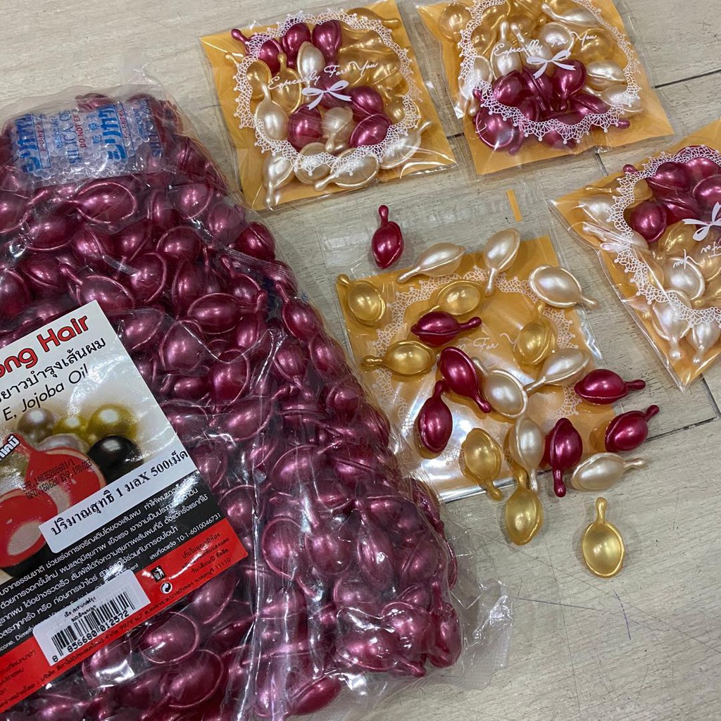 Jojoba Oil Super Long Hair Vitamin E Thailand MIX color (21pcs) Hair