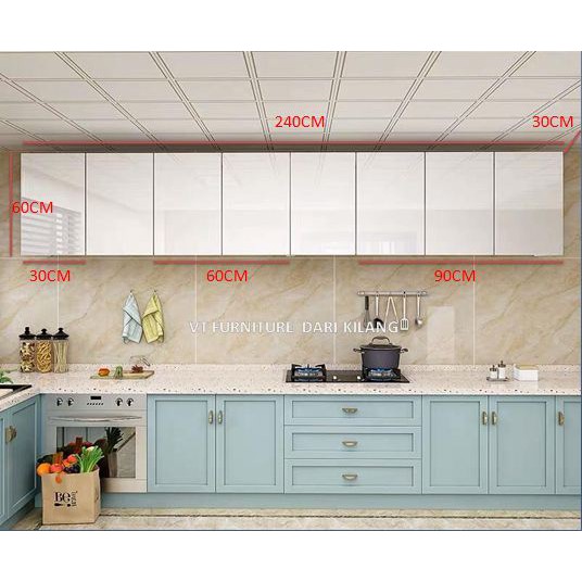 HIGH QUALITY VT Kitchen Cabinet with solid plywood | Shopee Malaysia