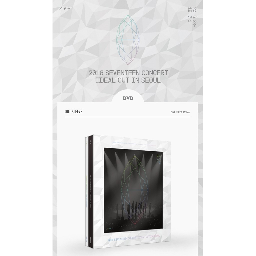 2018 #SEVENTEEN CONCERT IDEAL CUT IN SEOUL' DVD | Shopee Malaysia