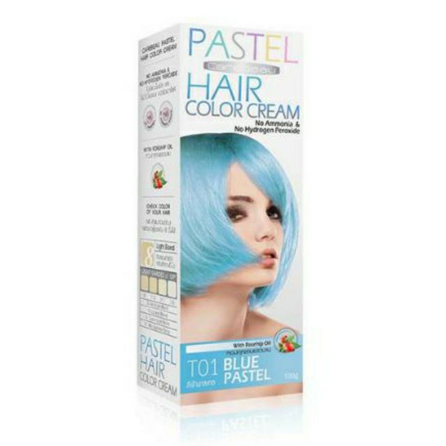 Carebeau Pastel Hair Color Cream 100 g T01 Blue Pastel (THIS PRODUCT