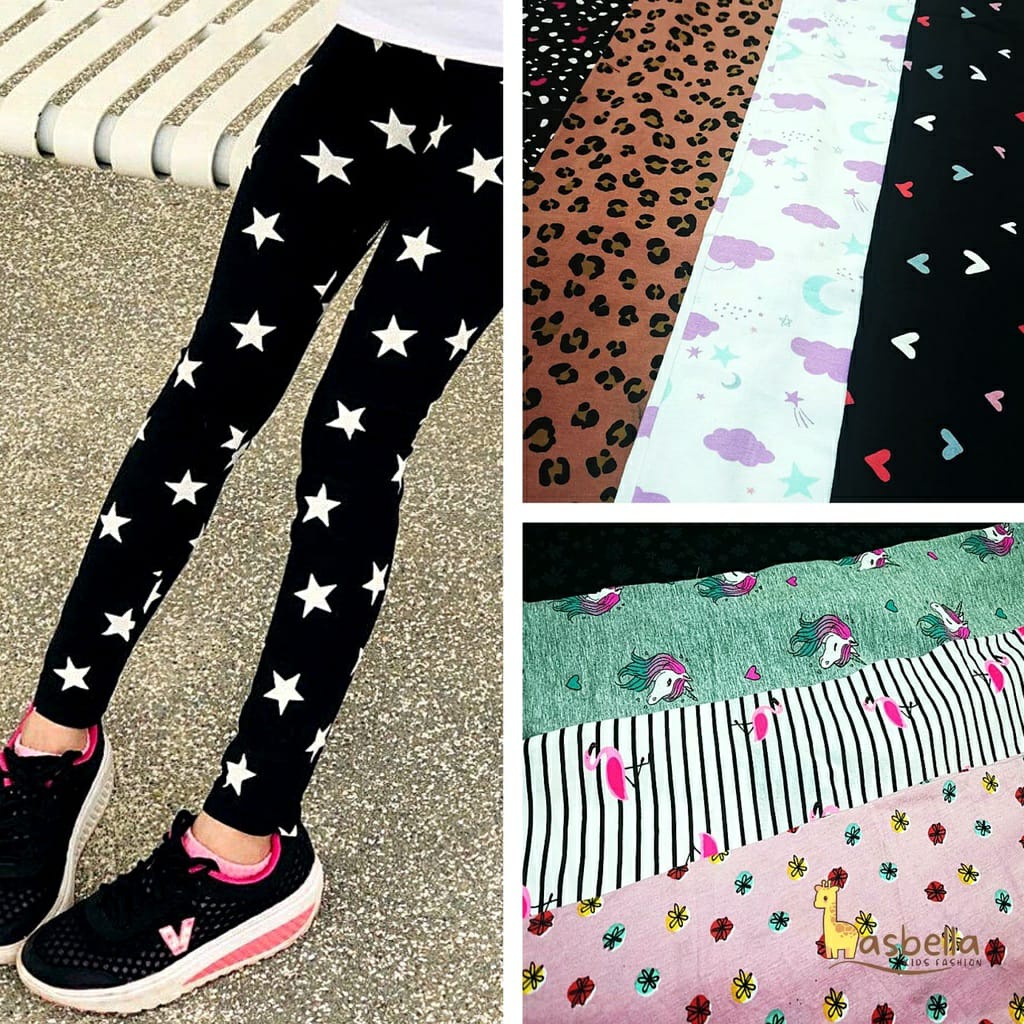 Kids Legging(6m-9m- 1y- 12y) 100% Cotton Rich Spandex seluar panjang ...