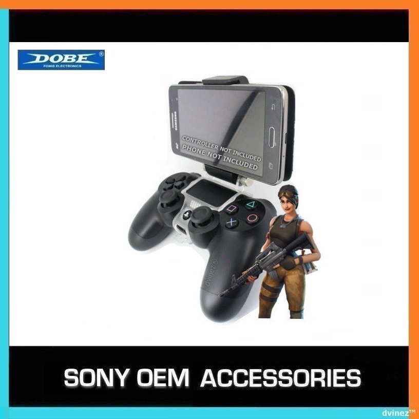 Sony Playstation 4 Dobe Mobile Phone Clamp Ps4 Ds4 Wireless Dualshock Controller Gaming Bracket 