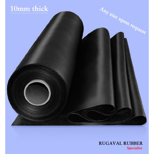 EPDM Rubber Sheet, Rubber Sheet Smooth Surface-Size:10mm(T)x1.2mtr(W ...