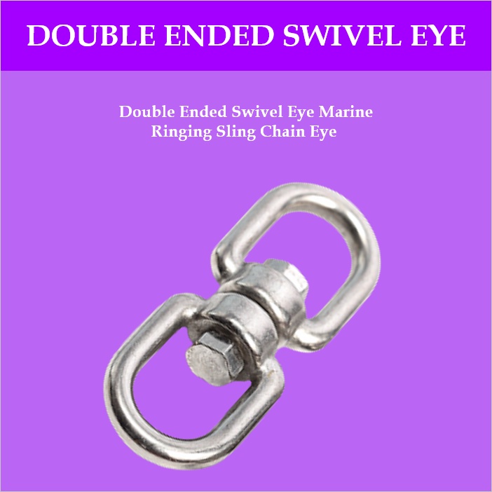 Mago 14mm 18mm Stainless Double Ended Swivel Eye for Marine Ringing