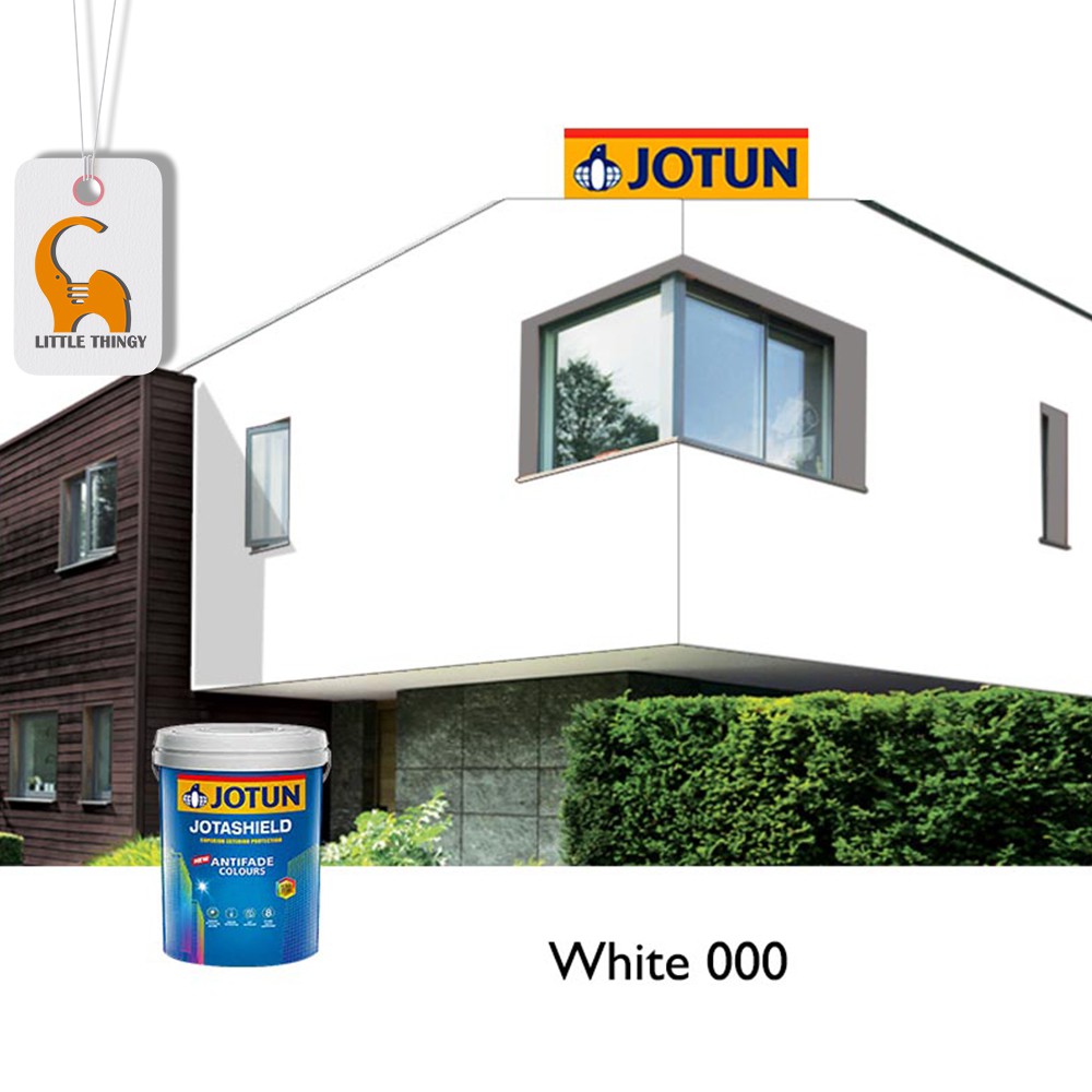 5L Jotun White Jotashield Antifade Colours Outdoor Wall Paint Anti