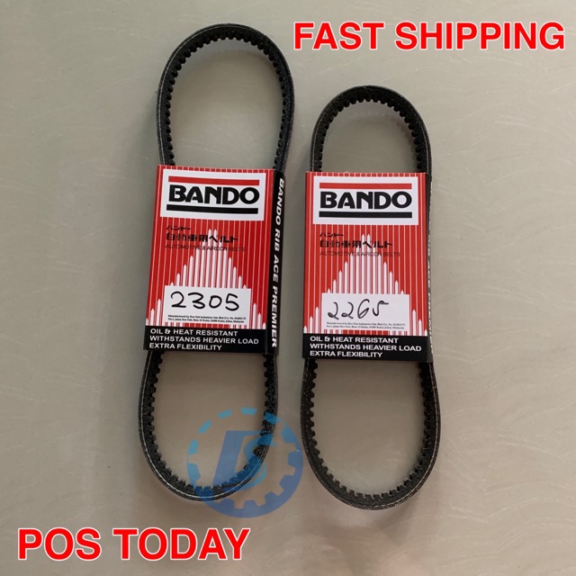 1994-1997 ACCORD DX,LX, SET 2 BANDO OEM BELT SET ALTERNATOR